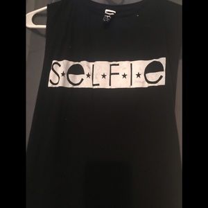 Women’s Selfie Sleeveless Tank Top.